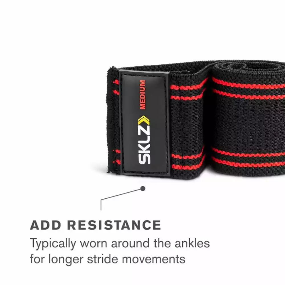 SKLZ Pro Knit Anti-Slip Fabric Resistance Mini Band For Upper And Lower Body 10 SKLZ Pro Knit Anti-Slip Fabric Resistance Mini Band For Upper And Lower Body