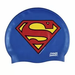 Sports Zoggs Superman Silicone Swimming Cap (Kids)