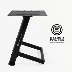 BYZoom Fitness 55lb Adjustable Dumbbell (Pair) With Dumbbell Stand