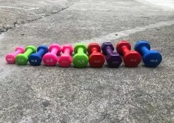 Chris Sports Weight Training Vinyl/Neoprene Dumbbells