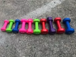 Chris Sports Weight Training Vinyl/Neoprene Dumbbells