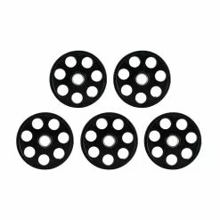 Element Fitness Rubber Plate W/ 7 Holes 2.5-20kg Set Fitness Accessories