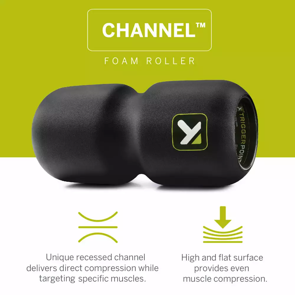 Triggerpoint Channel Foam Roller Massage/Support 4 Triggerpoint Channel Foam Roller Massage/Support